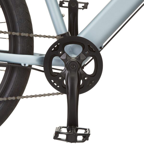 Vélo électrique Raleigh Transit Urban avec phares avant et arrière, roue de 27,5 po, gris – Image 6