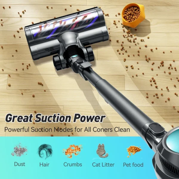 Nettoyeur de bâtons rechargeable à batterie d'aspiration sans fil – Image 8