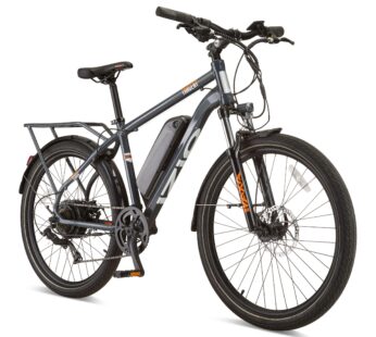 Vélo électrique iZip Tangent tout terrain, 48 V avec bac de rangement, 26 po, gris