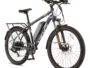 Vélo électrique iZip Tangent tout terrain, 48 V avec bac de rangement, 26 po, gris