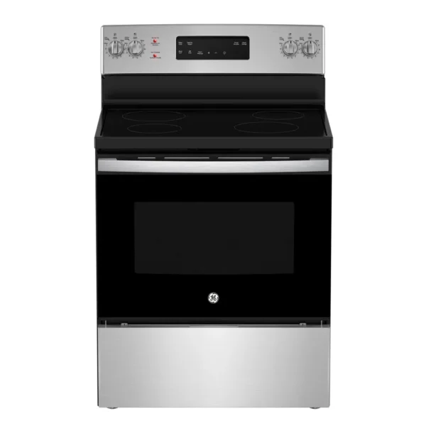 Cuisinière électrique autoportante 30 po avec tiroir de rangement Ge - Jcb630svss – Image 3