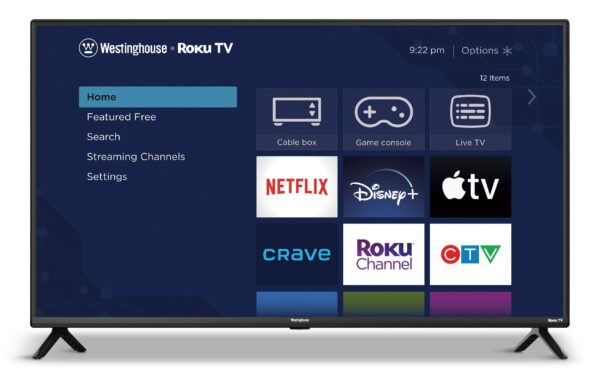 Téléviseur intelligent Roku HD intégrale 1080p à DEL série FX Westinghouse, 40 po – Image 3