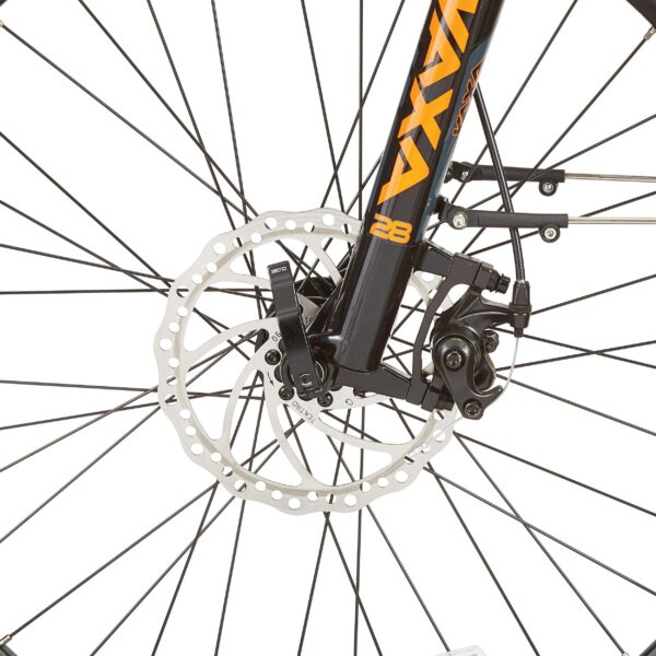 Vélo électrique iZip Tangent tout terrain, 48 V avec bac de rangement, 26 po, gris – Image 5