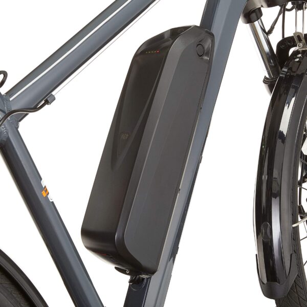 Vélo électrique iZip Tangent tout terrain, 48 V avec bac de rangement, 26 po, gris – Image 9