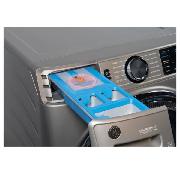 GFW650SPNSN GE Appliances Smart 4,8 pieds cubes Pi. Laveuse à chargement frontal Energy Star avec lavage à la vapeur – Image 9