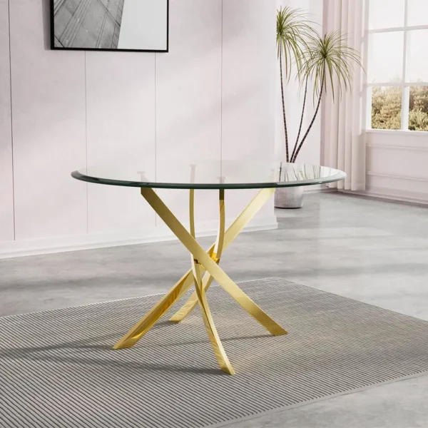 Table de salle à manger à piédestal Gupton