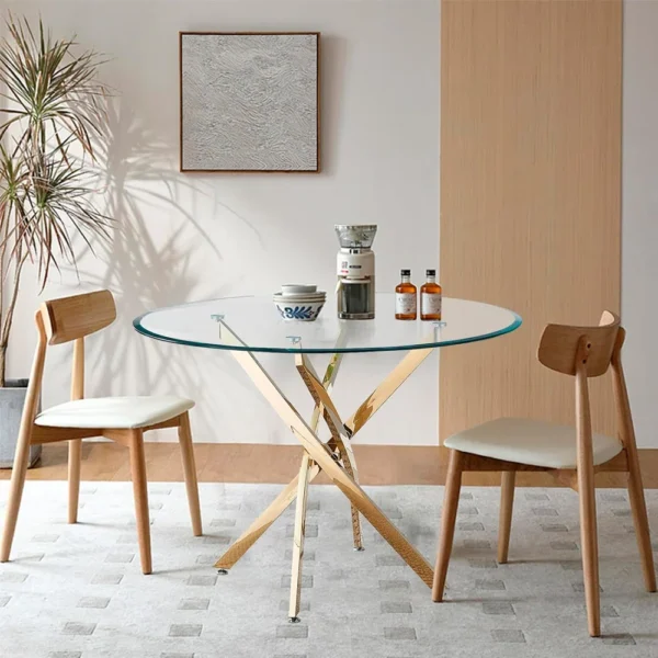Table de salle à manger à piédestal Gupton – Image 9