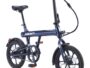 Vélo électrique 36 V iZip Polo avec batterie intégrée au cadre et affichage DEL, roues de 16 po, bleu
