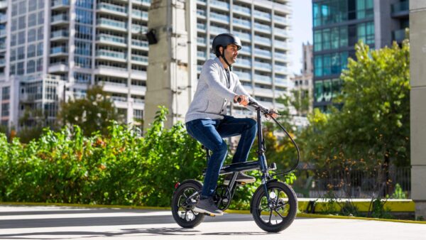 Vélo électrique 36 V iZip Polo avec batterie intégrée au cadre et affichage DEL, roues de 16 po, bleu – Image 18