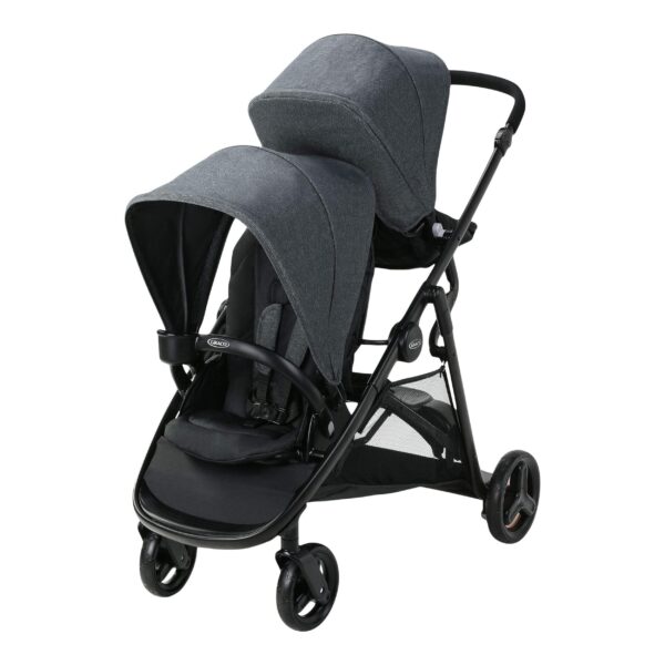 Poussette double Graco Ready2Grow 2.0, pliable et légère, Rafa