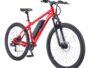 Vélo électrique tout-terrain Stratus X-Trail 36V avec écran DEL, roue de 27,5 po, rouge