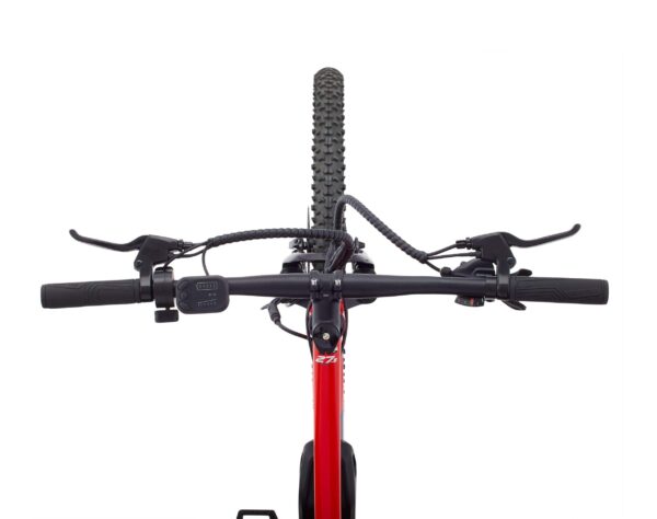 Vélo électrique tout-terrain Stratus X-Trail 36V avec écran DEL, roue de 27,5 po, rouge – Image 16
