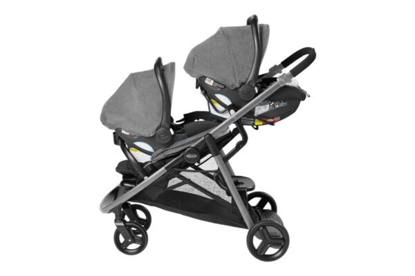 Poussette double Graco Ready2Grow 2.0, pliable et légère, Rafa – Image 2