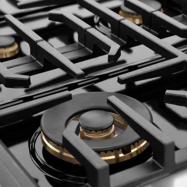 Cuisinière au gaz à 6 brûleurs 36 po avec four à convection en acier inoxydable ZLINE ZLINE – Image 4