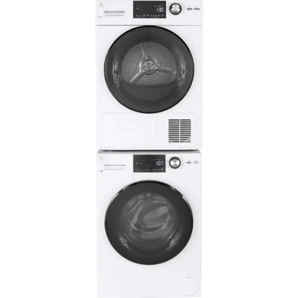 GFW148SSMWW GE Appliances 2,4 pieds cubes Pi. Laveuse à chargement frontal haute efficacité Energy Star avec lavage à la vapeur en blanc – Image 8